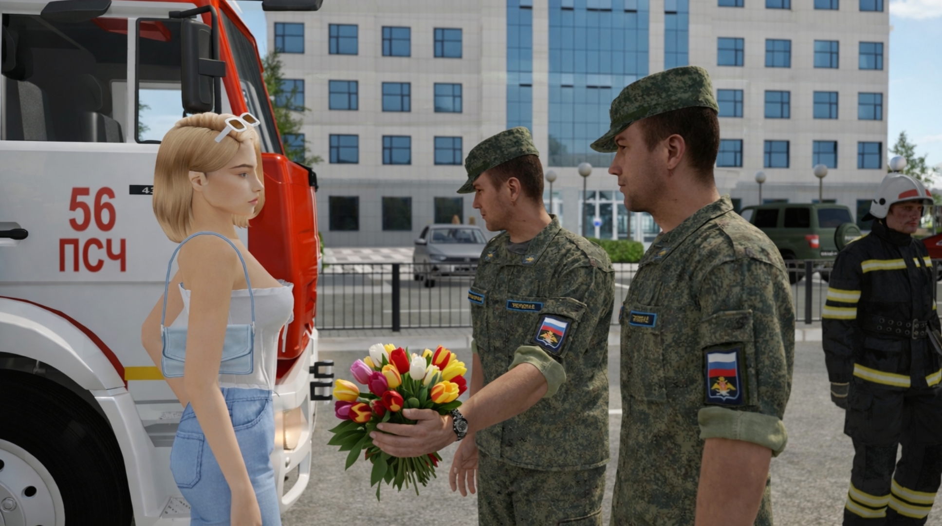 ВОЕННОСЛУЖАЩИЕ НИЖЕГОРОДСКОГО ТЕРРИТОРИАЛЬНОГО ГАРНИЗОНА ПОЗДРАВИЛИ ЖЕНЩИН С МЕЖДУНАРОДНЫМ ЖЕНСКИМ ДНЁМ!